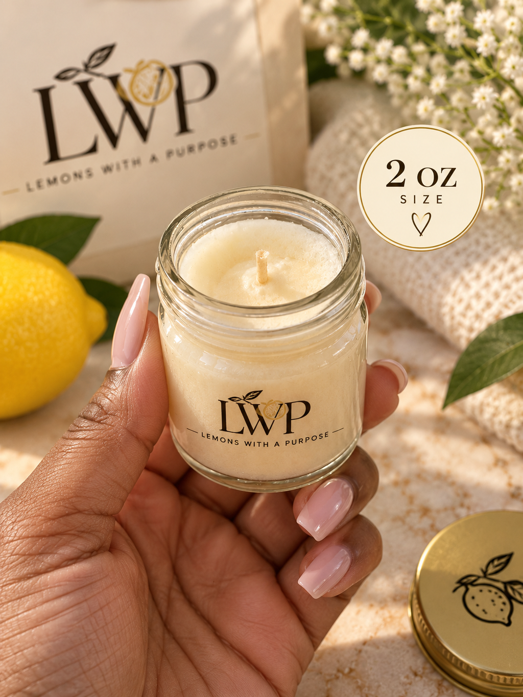 Luxury Soy Wax Candle 2oz