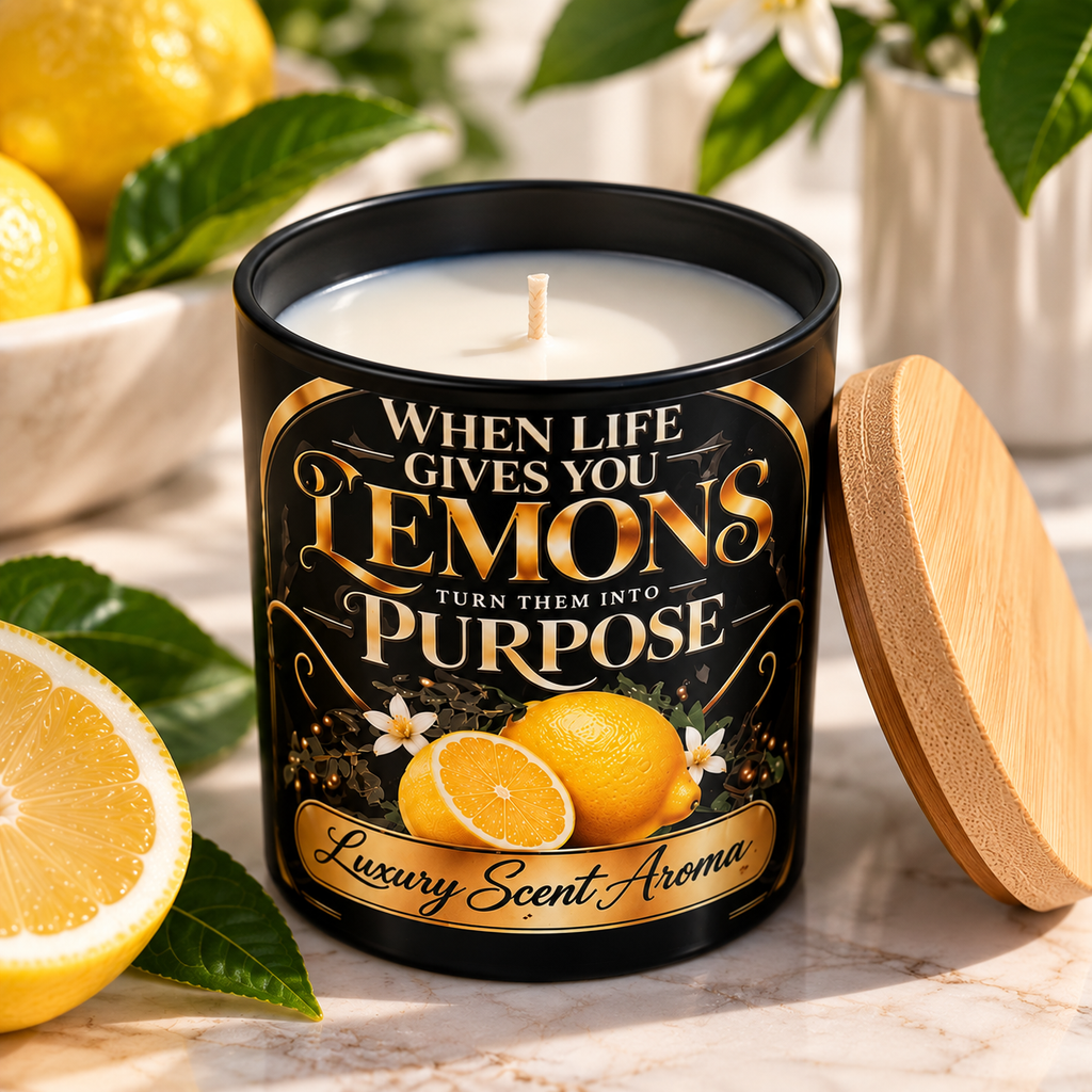 When Life Gives You Lemons Luxury Soy Candle – 8 oz