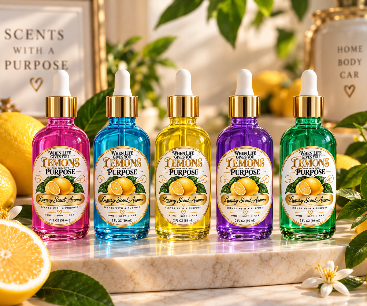 Luxury Lemon Aroma Fragrance Oil – 2 oz